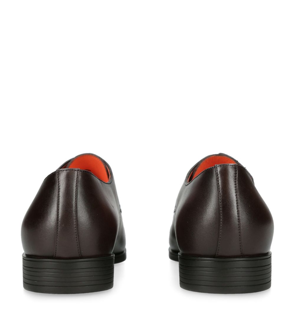 Santoni Santoni Leather Simon Derby Shoes