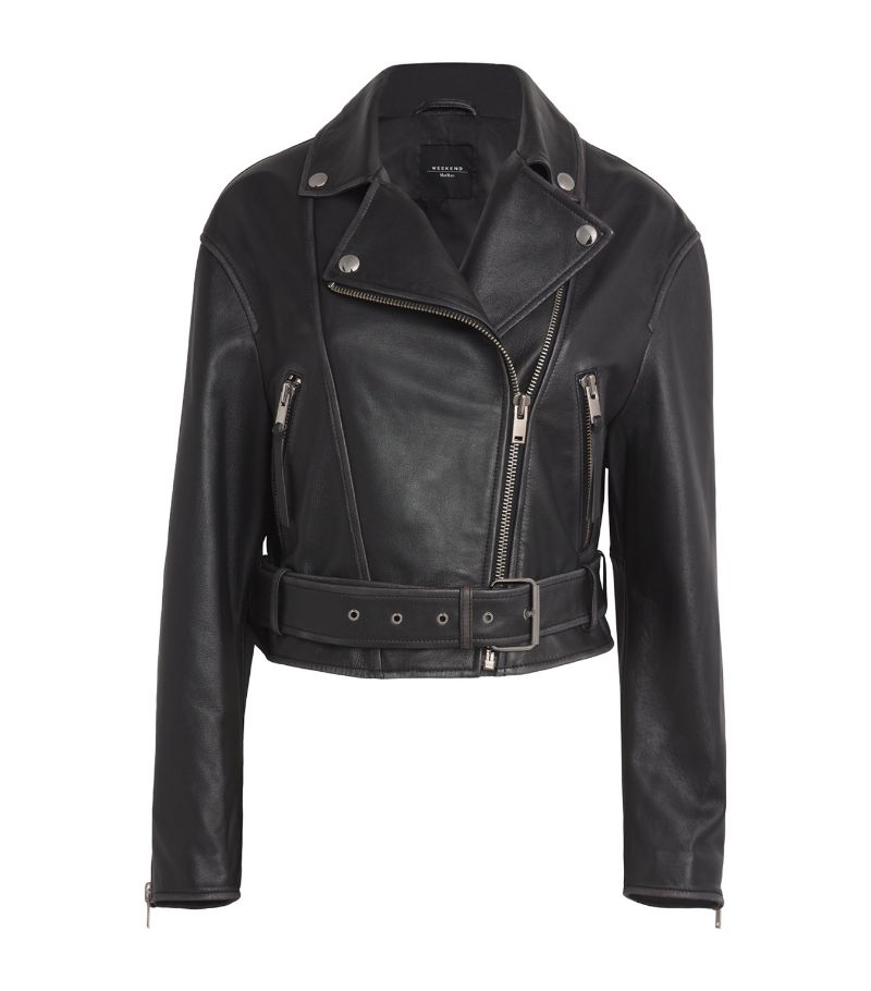 Weekend Max Mara Weekend Max Mara Leather Biker Jacket