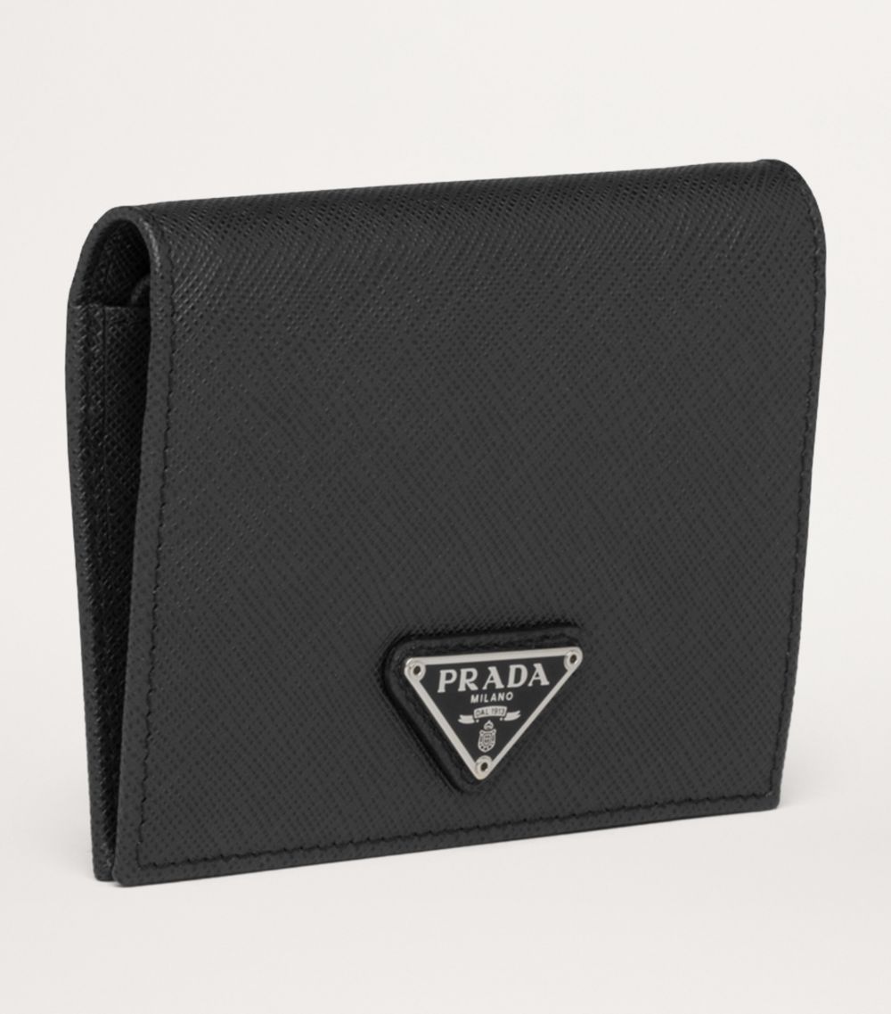 Prada Prada Small Saffiano Leather Bifold Wallet