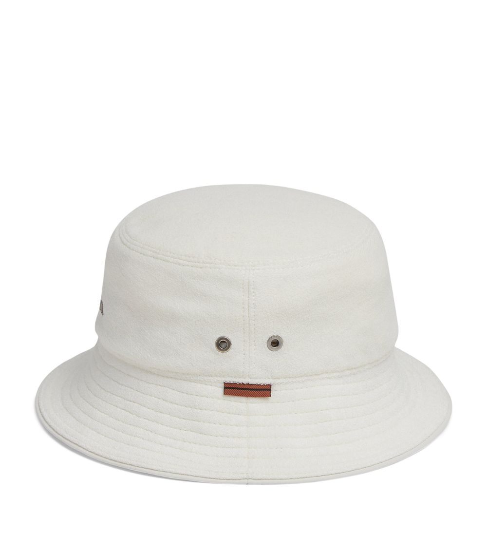 zegna Zegna Cotton-Silk Bucket Hat