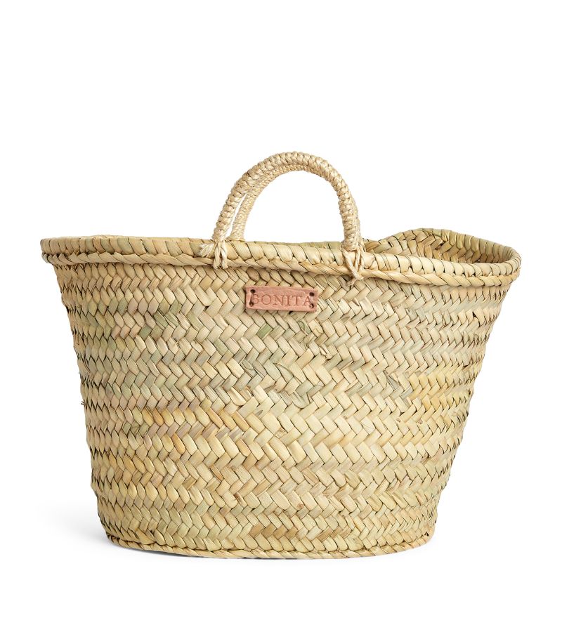 Bonita Bonita Medium Palm Basket Bag
