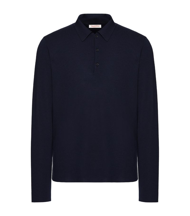 Valentino Valentino Virgin Wool Polo Shirt