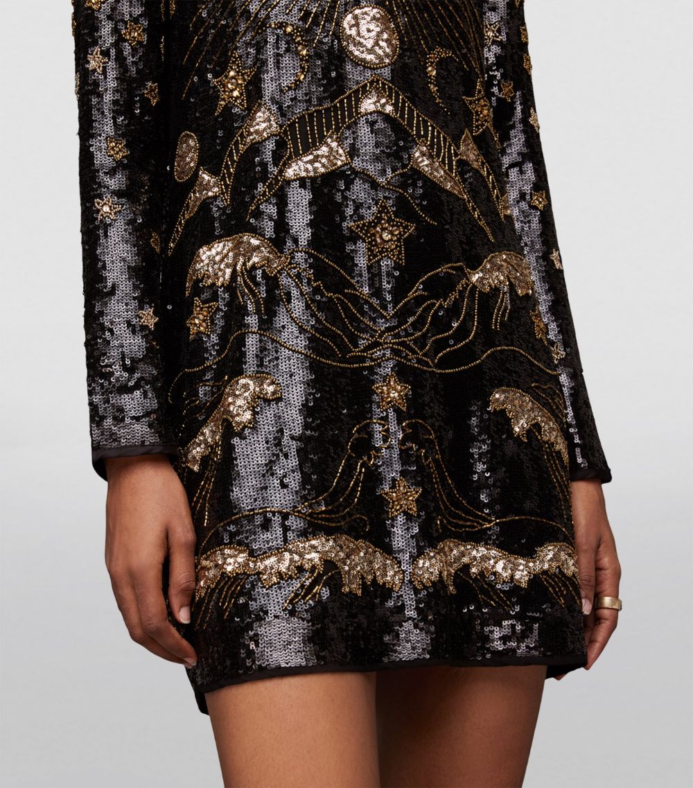 Allsaints AllSaints Embellished Noushka Mini Dress