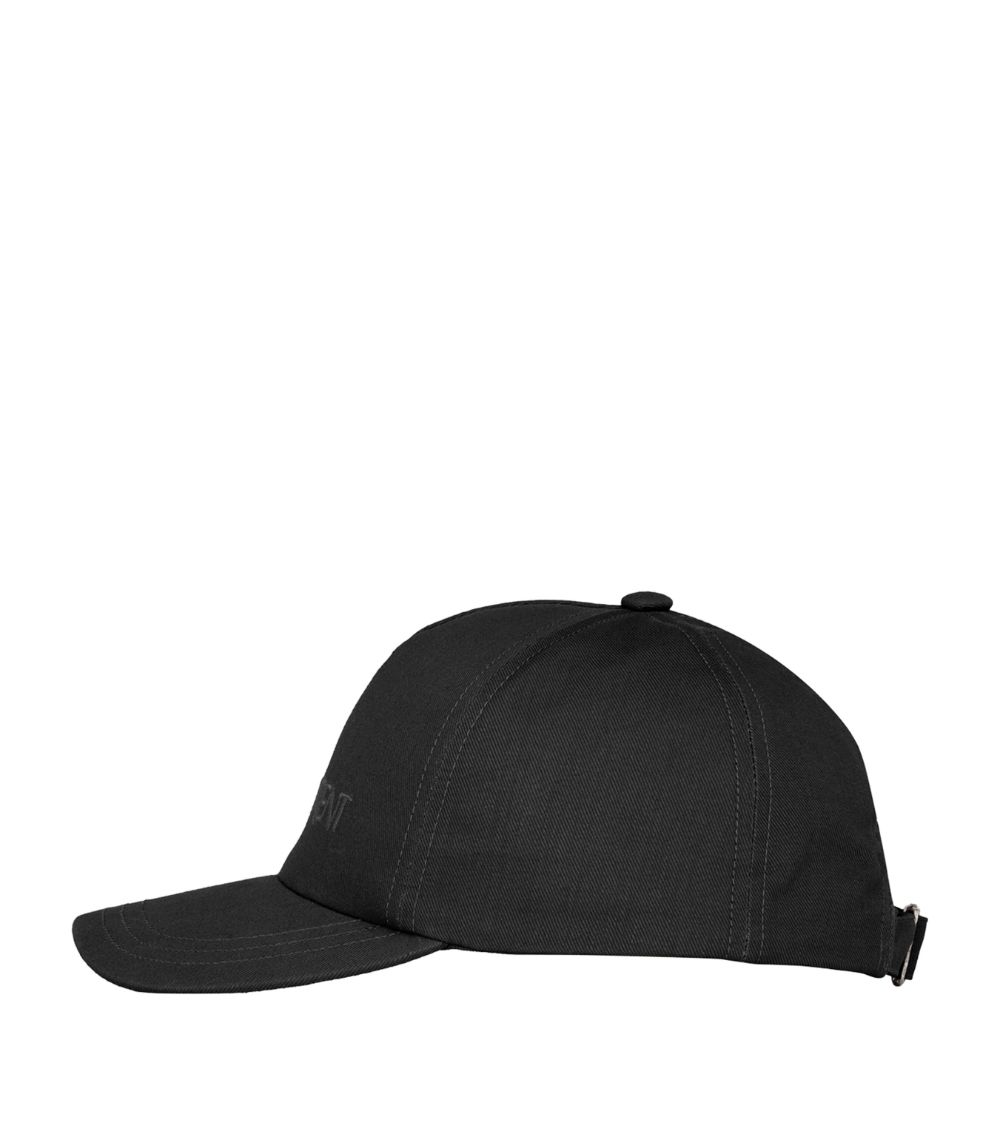 Saint Laurent Saint Laurent Cotton-Linen Baseball Cap