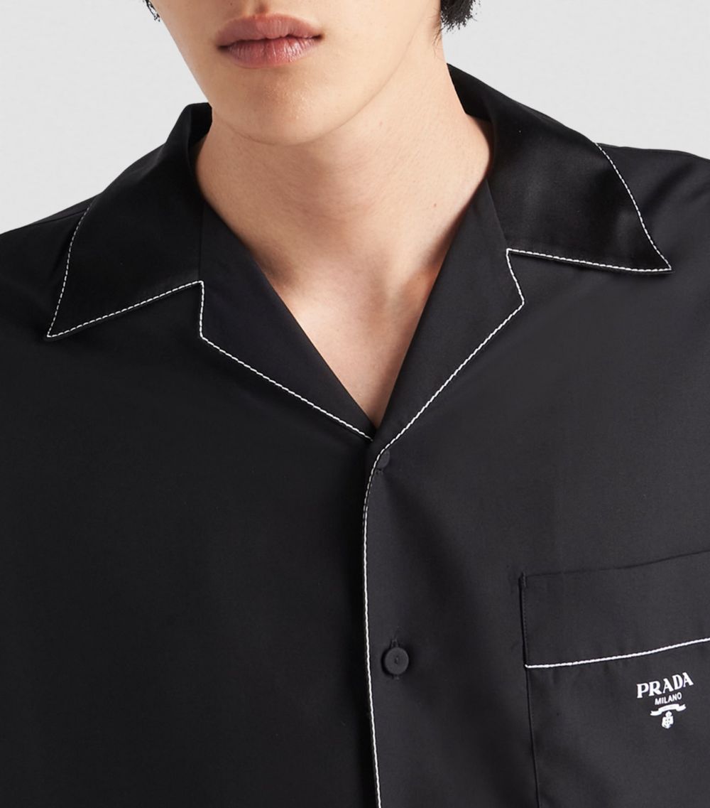 Prada Prada Silk Triangle Shirt