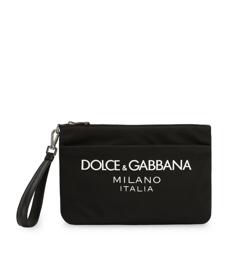 Dolce & Gabbana Dolce & Gabbana Nylon Logo Pouch