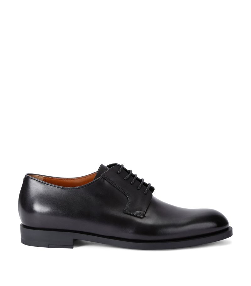 zegna Zegna Leather Classic Flex Derby Shoes