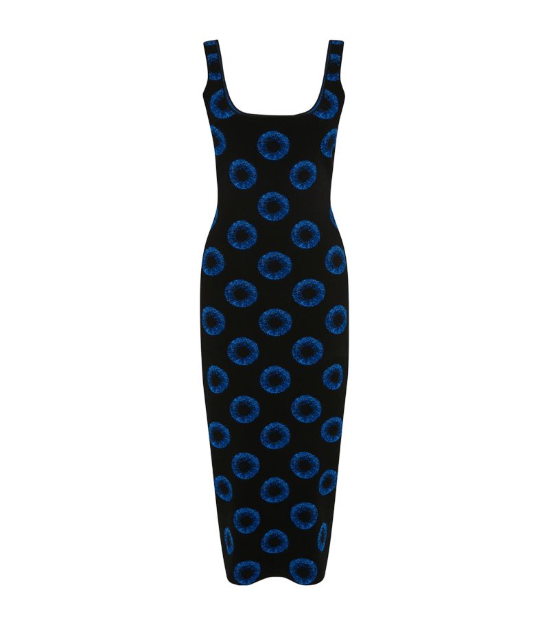 Alexander McQueen Alexander McQueen Iris Jacquard Midi Dress