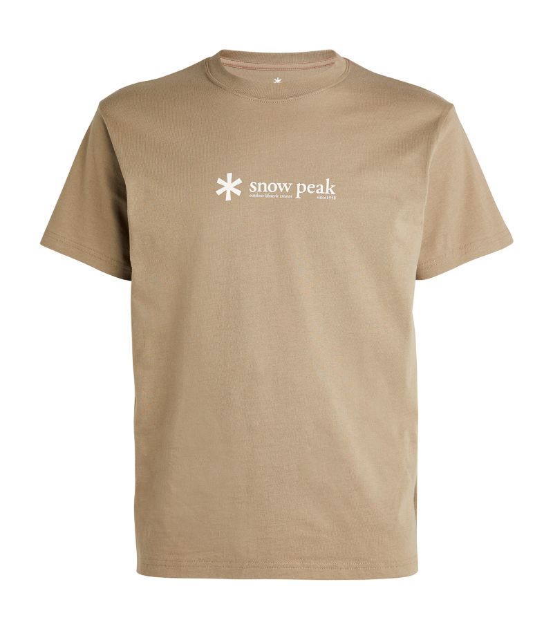 Snow peak Snow Peak Cotton Logo T-Shirt