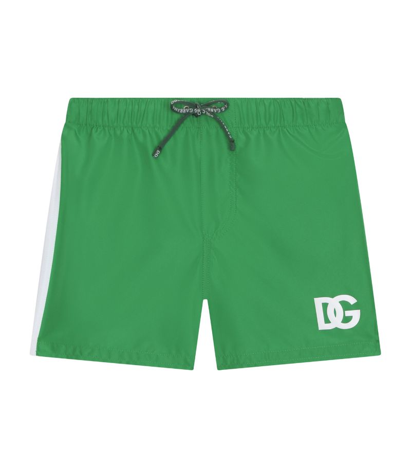 Dolce & Gabbana Dolce & Gabbana Kids Logo Beach Shorts (2-6 Years)