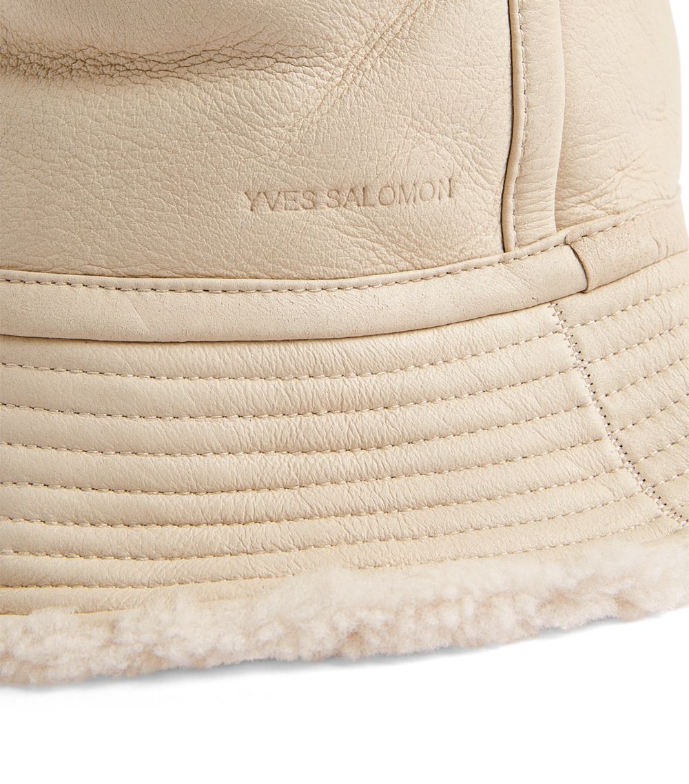 Yves Salomon Yves Salomon Merino-Lambskin Bucket Hat