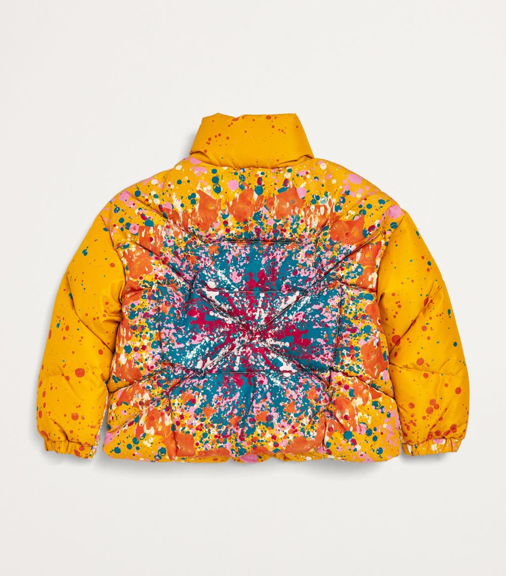 Khrisjoy Khrisjoy Paint Print Puffer Jacket (4-12 Years)