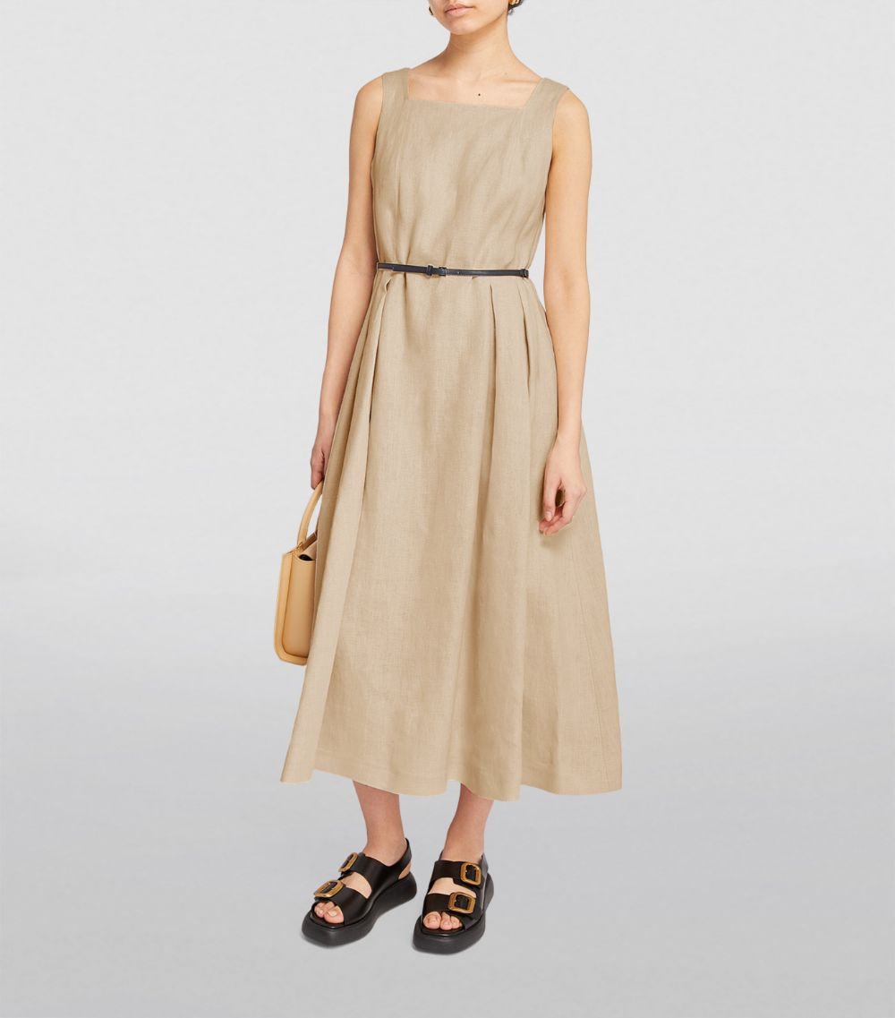 Max Mara Max Mara Linen Midi Dress