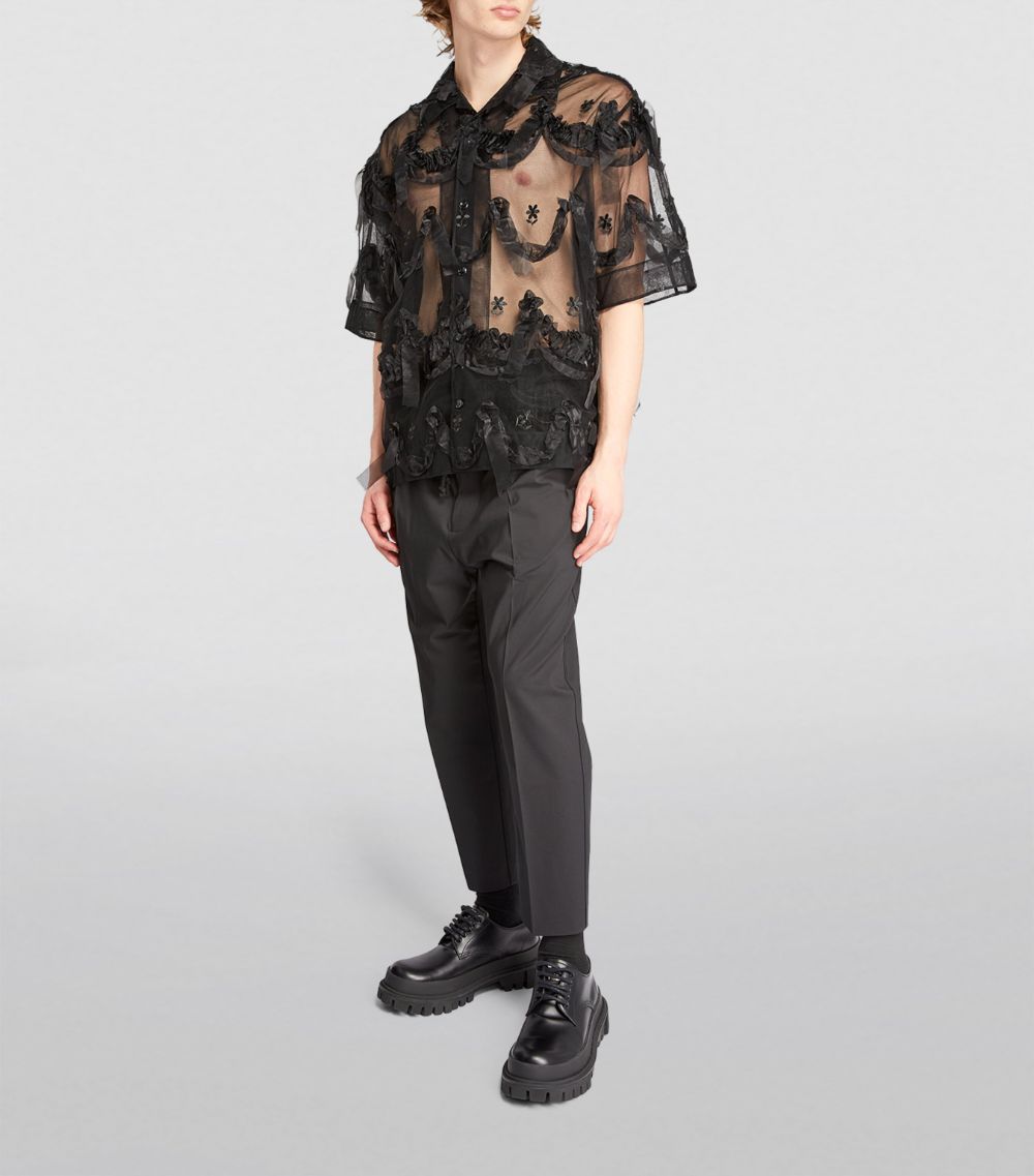 Simone Rocha Simone Rocha Sheer Oversized Shirt