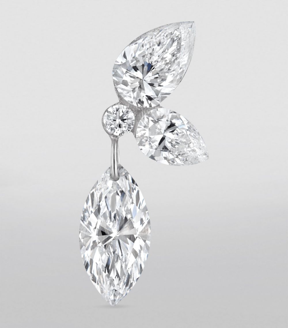 Maria Tash Maria Tash Grand Marquise Pear Diamond Echo Earring (Direction A, 13.7Mm)