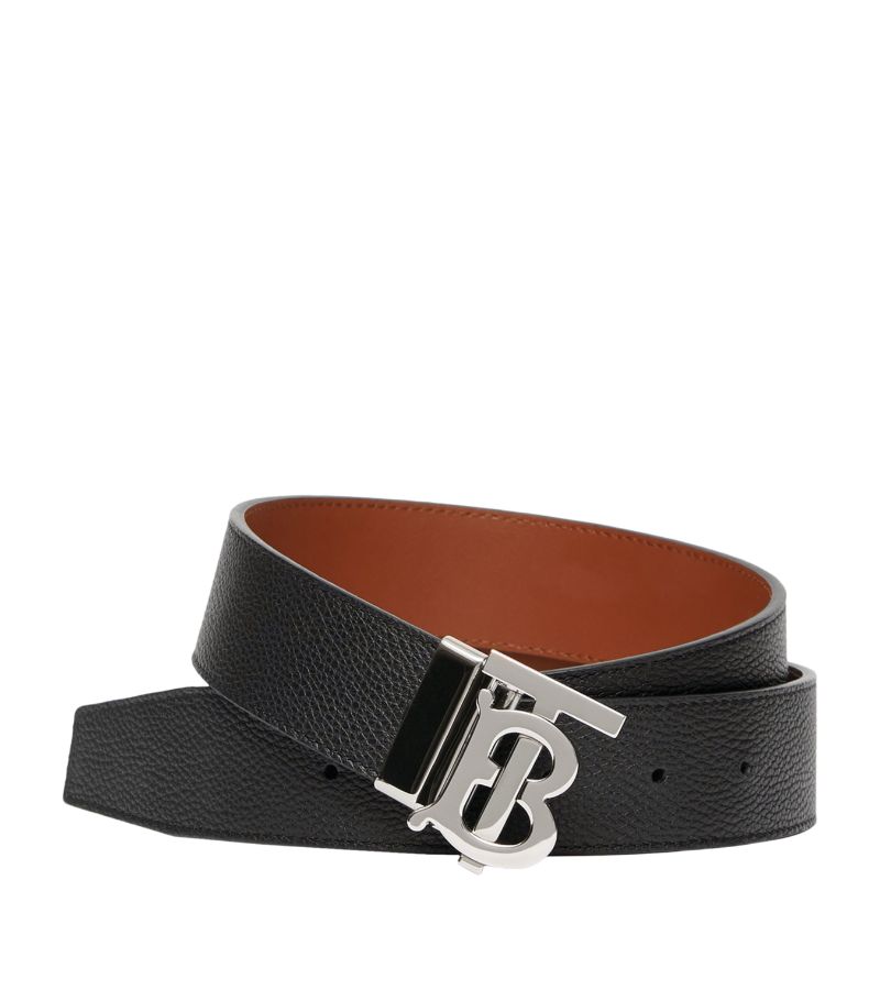 Burberry Burberry Reversible Leather Tb Monogram Belt