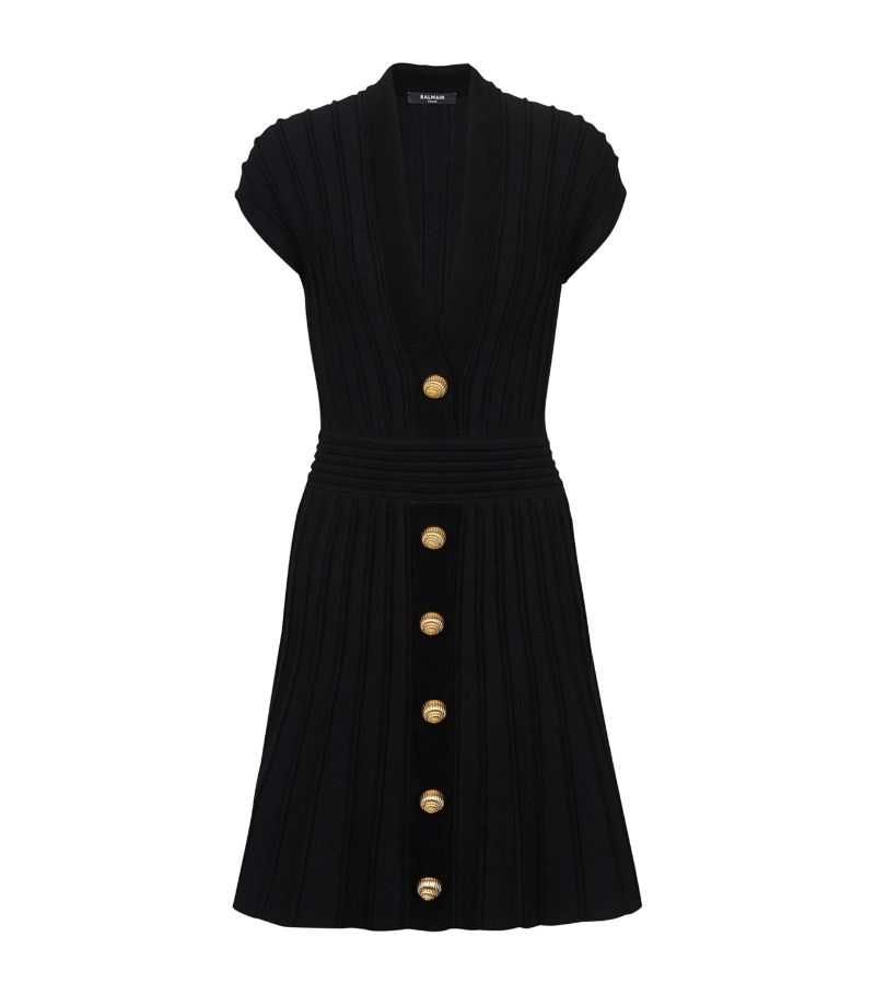 Balmain Balmain Knitted Mini Dress