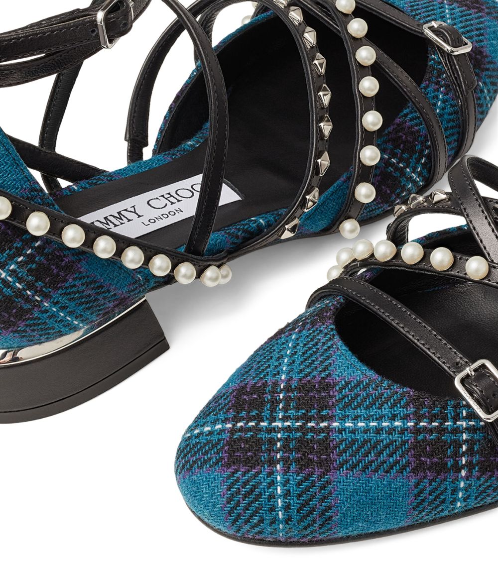 Jimmy Choo Jimmy Choo Celestia 25 Tartan Flats