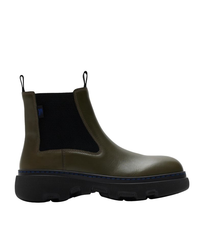 Burberry Burberry Leather Creeper Chelsea Boots