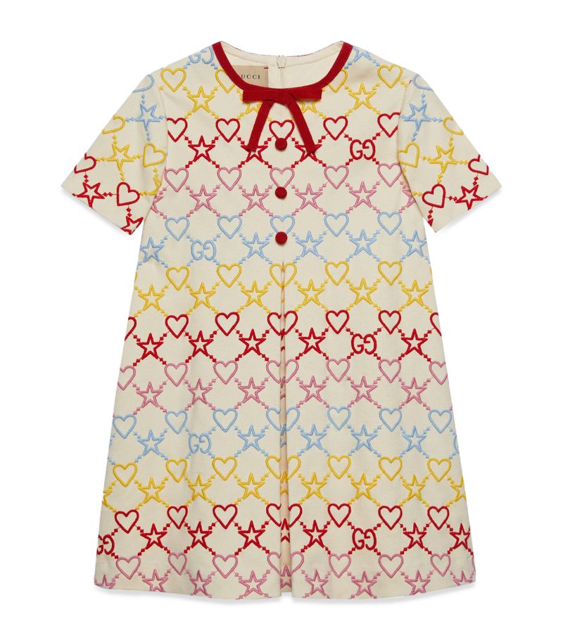 Gucci Gucci Kids Embroidered Dress (4-12 Years)