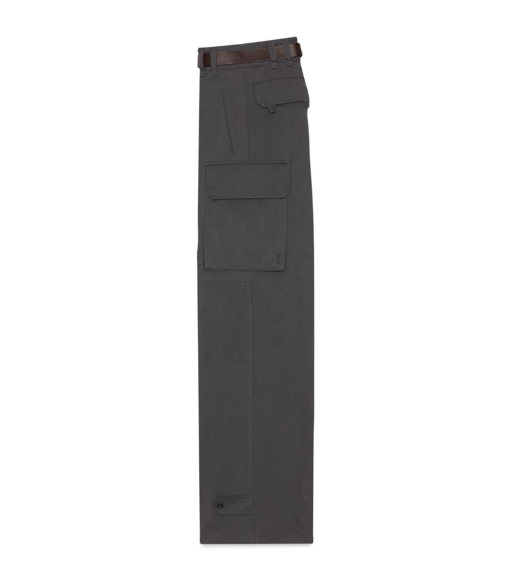 Saint Laurent Saint Laurent Cassandre Cargo Trousers