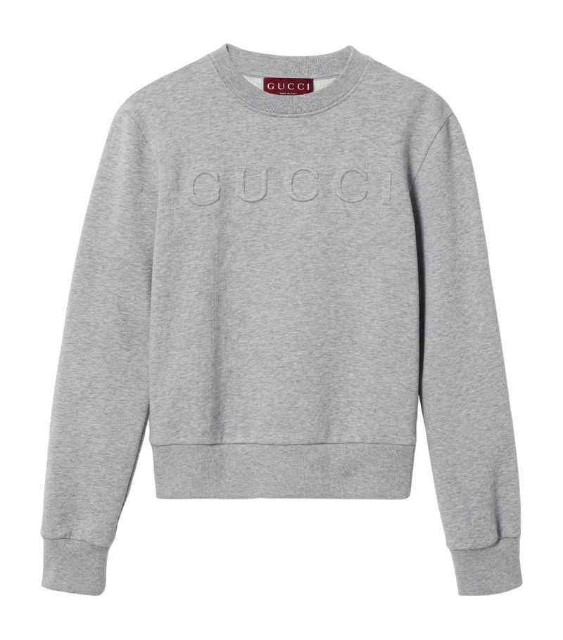 Gucci Gucci Cotton Jersey Logo Sweatshirt