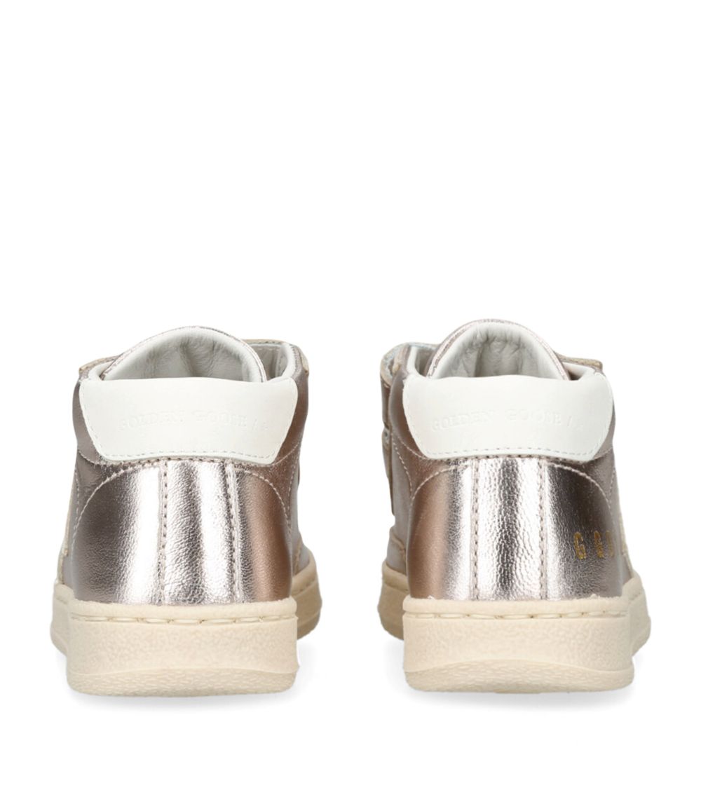 Golden Goose Golden Goose Leather Metallic June Sneakers