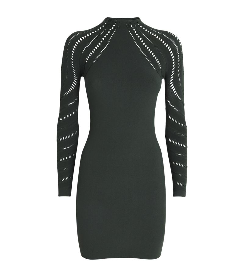 Wolford Wolford Long-Sleeve Pinhole Mini Dress