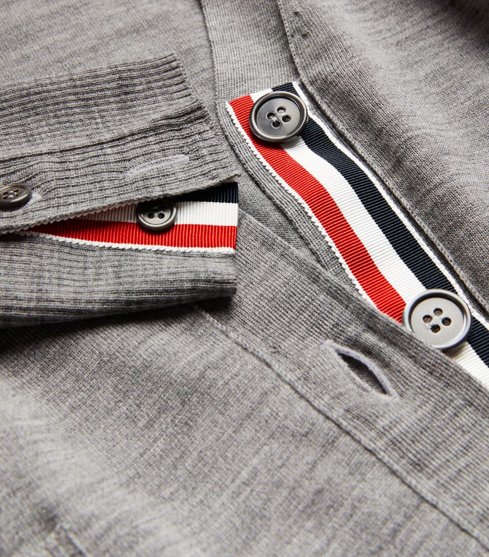 Thom Browne Thom Browne Wool 4-Bar Stripe Cardigan