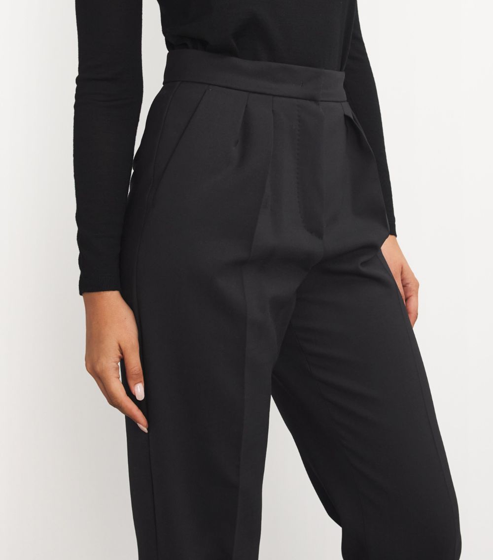 Max Mara Max Mara Virgin Wool Pleated Trousers