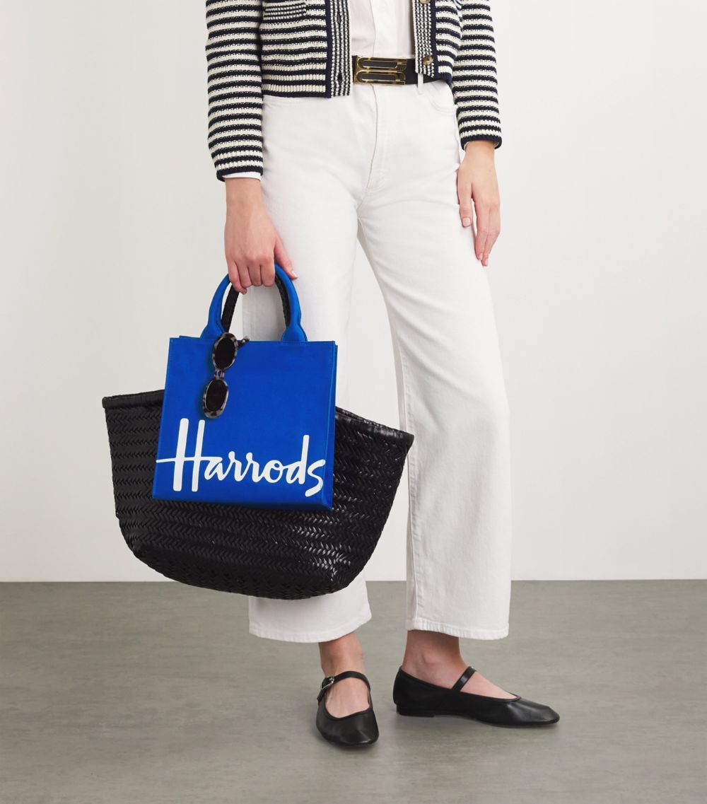 Harrods Harrods Small Cotton Logo Tote Bag