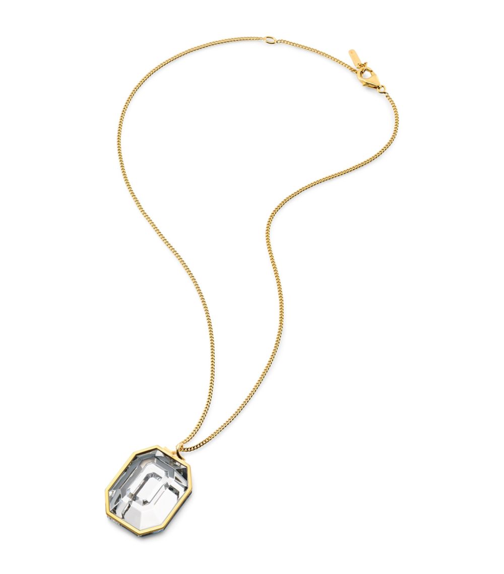 Baccarat Baccarat Gold Vermeil And Crystal Harcourt Pendant