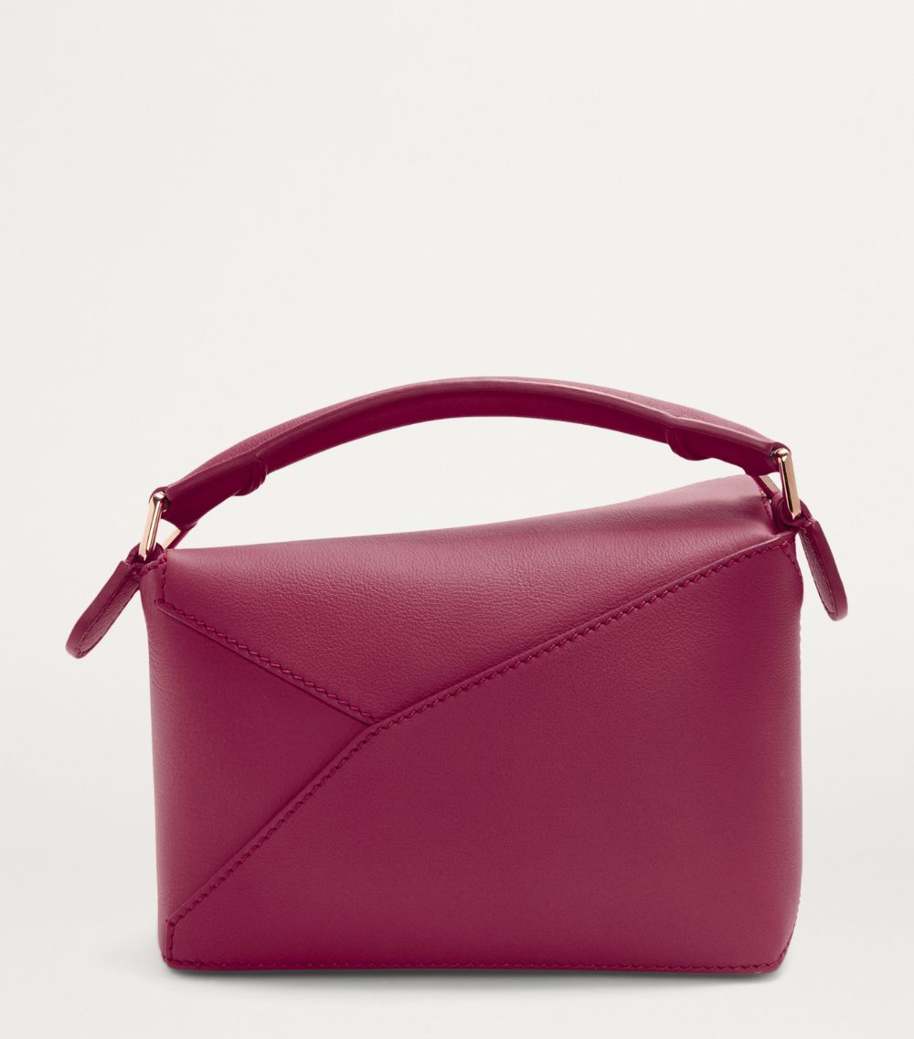 Loewe Loewe Mini Leather Puzzle Edge Top-Handle Bag