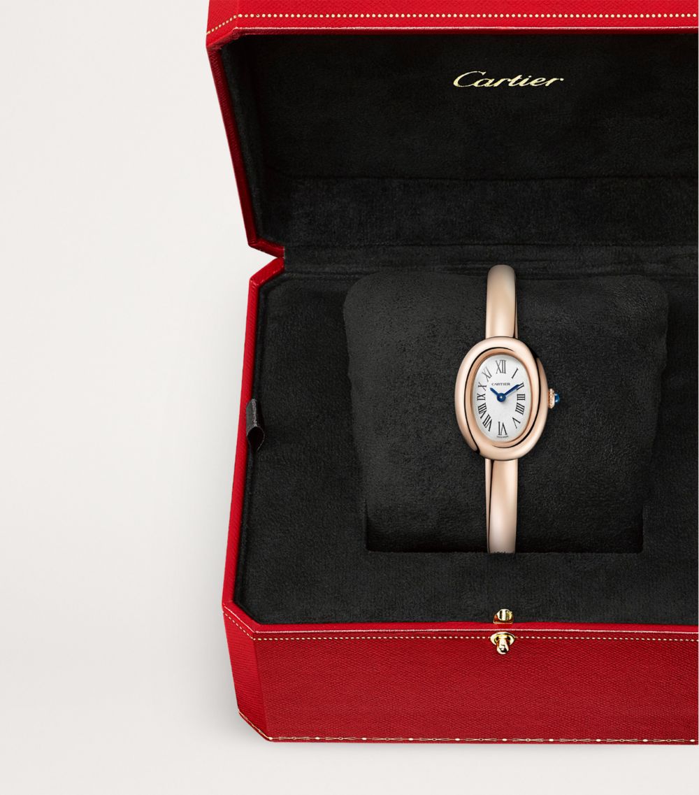 Cartier Cartier Mini Rose Gold Baignoire Watch 18.7Mm (Size 17)