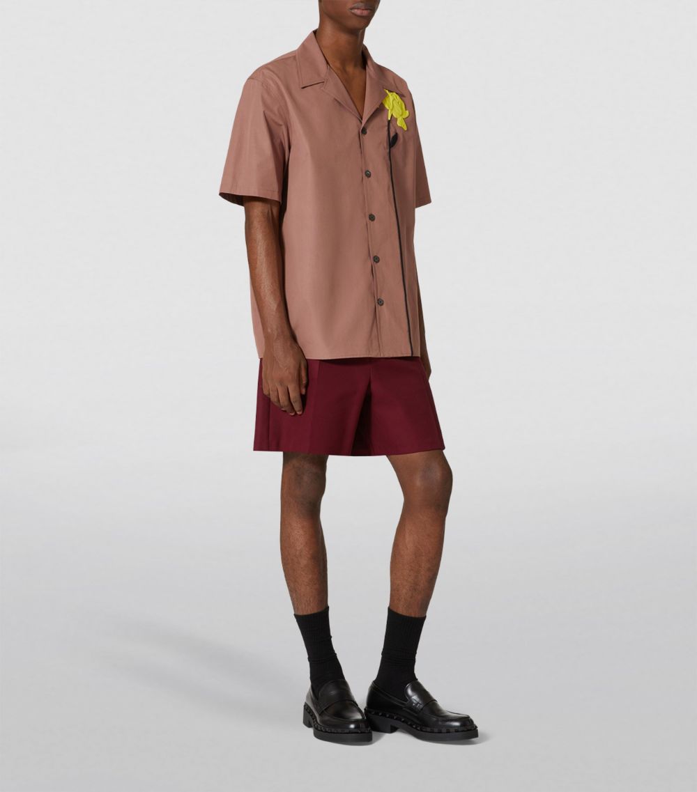 VALENTINO GARAVANI Valentino Garavani Cotton-Blend Bermuda Shorts