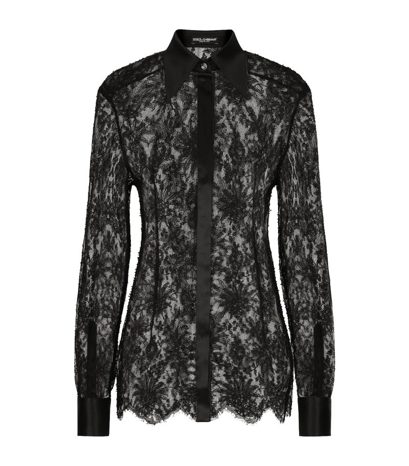 Dolce & Gabbana Dolce & Gabbana Lace Sheer Shirt