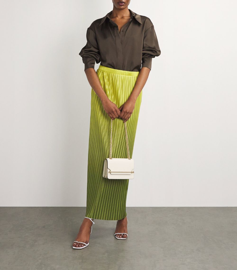 Max & Co. Max & Co. Jersey Pleated Maxi Skirt