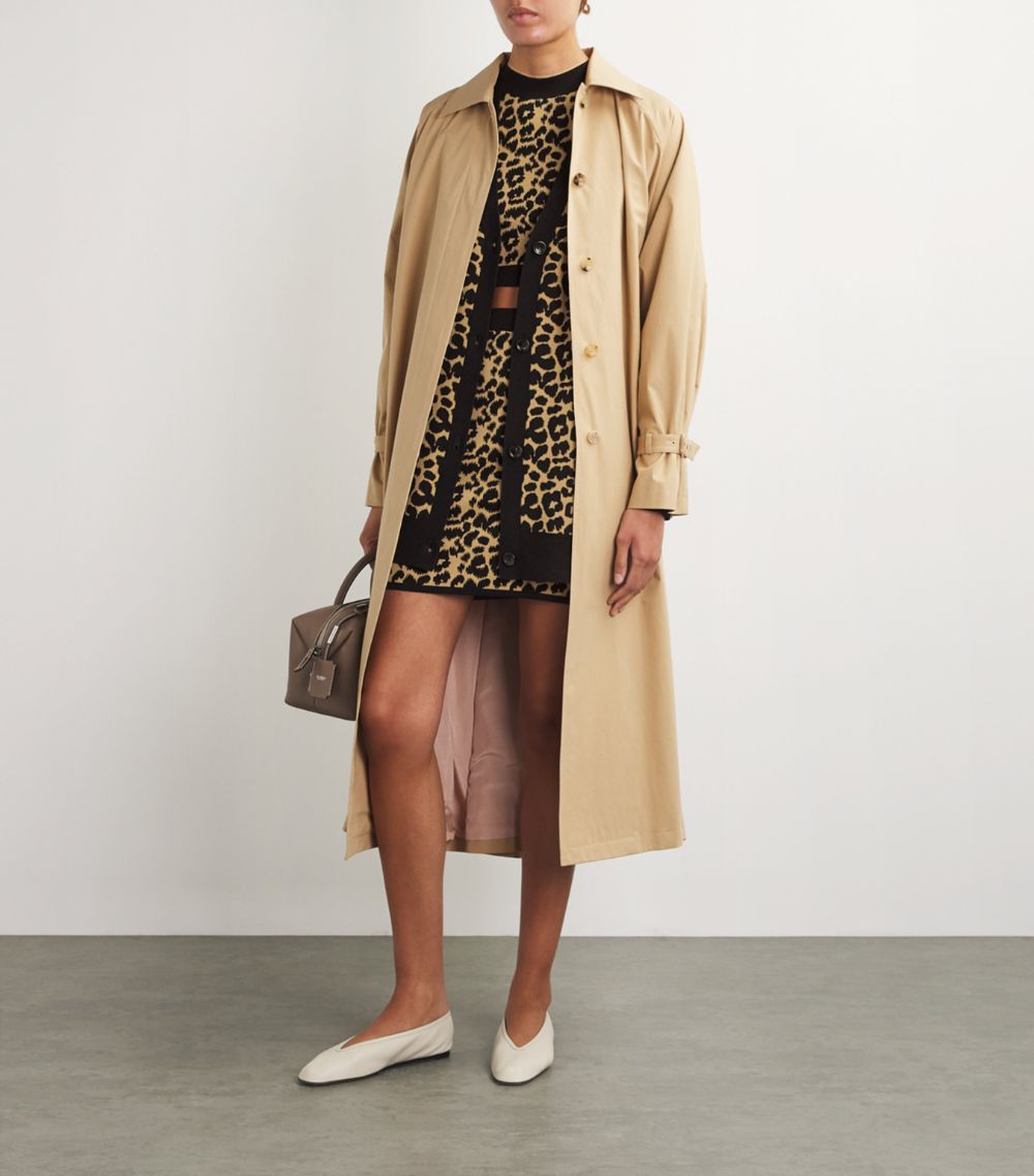 Max Mara Max Mara Jacquard Leopard Domizia Mini Skirt