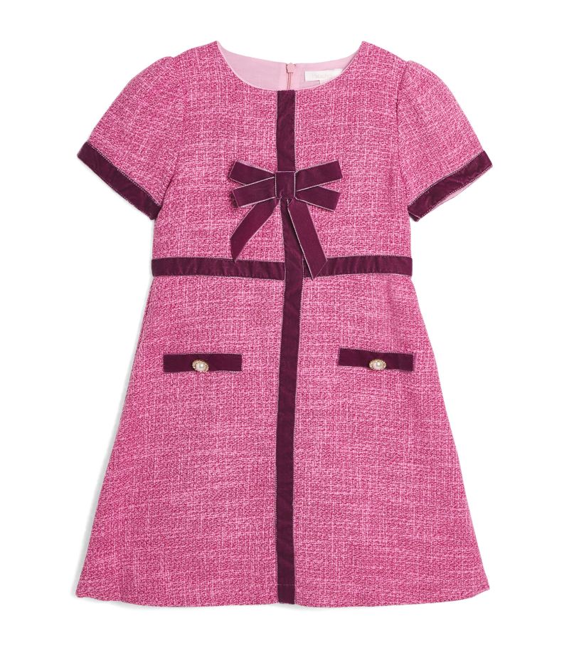 Patachou Patachou Tweed Bow-Detail Dress (3-12 Years)