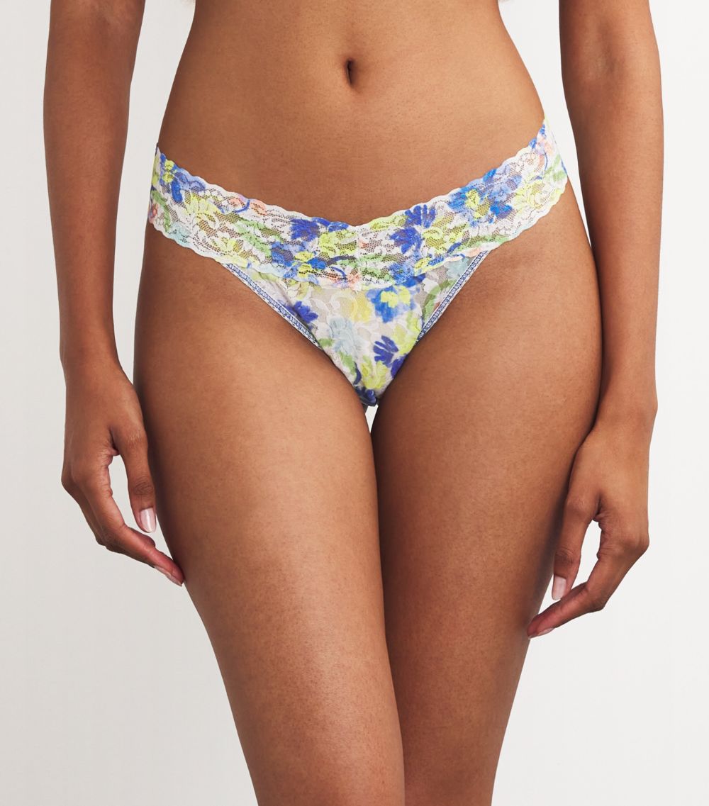 Hanky Panky Hanky Panky Floral Original Rise Thong