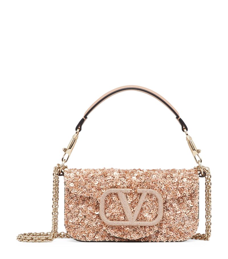 VALENTINO GARAVANI Valentino Garavani Embellished Locó Top-Handle Bag