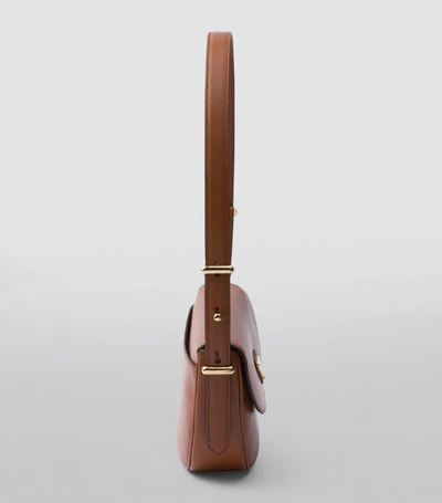 Prada Prada Leather Arqué Flap Shoulder Bag
