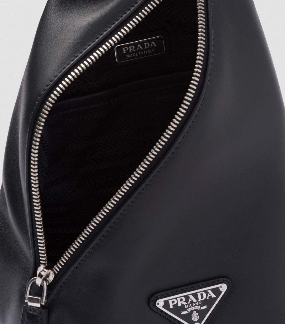 Prada Prada Leather Cross-Body Backpack