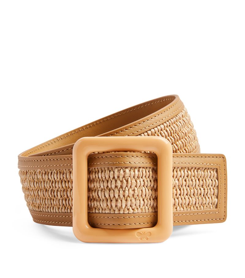 Weekend Max Mara Weekend Max Mara Raffia-Leather Belt