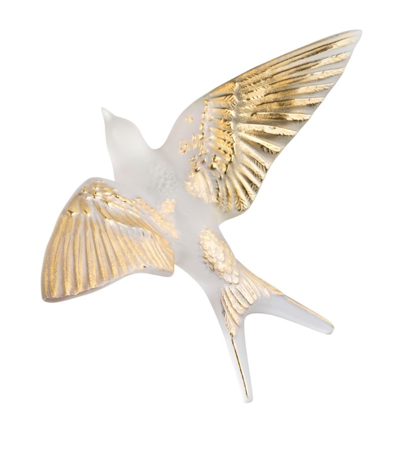 Lalique Lalique Crystal Hirondelles Wall Ornament