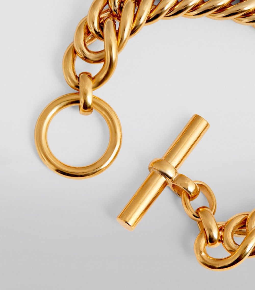 Tilly Sveaas Tilly Sveaas Yellow Gold-Plated Curb Link Bracelet