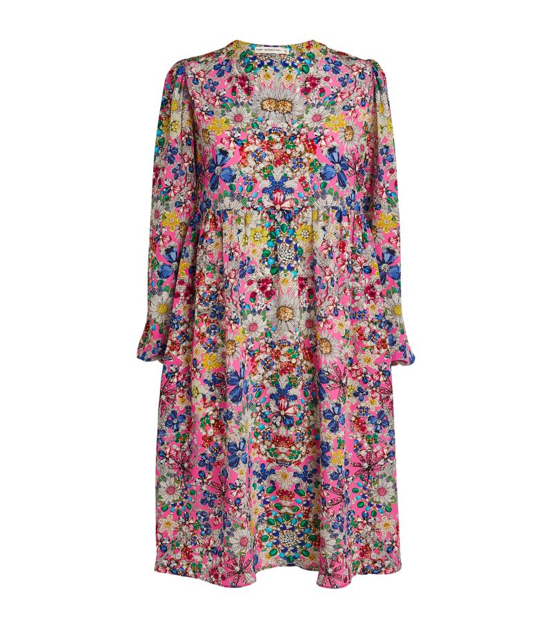 Mary Katrantzou Mary Katrantzou Mary-Mare Printed Tatou Kaftan Mini Dress