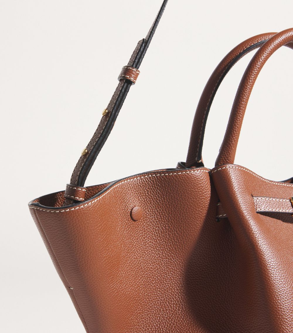 Demellier Demellier Midi Leather New York Tote Bag