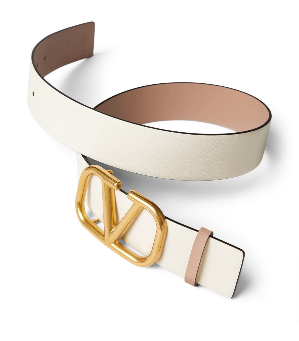 VALENTINO GARAVANI Valentino Garavani Leather Vlogo Belt