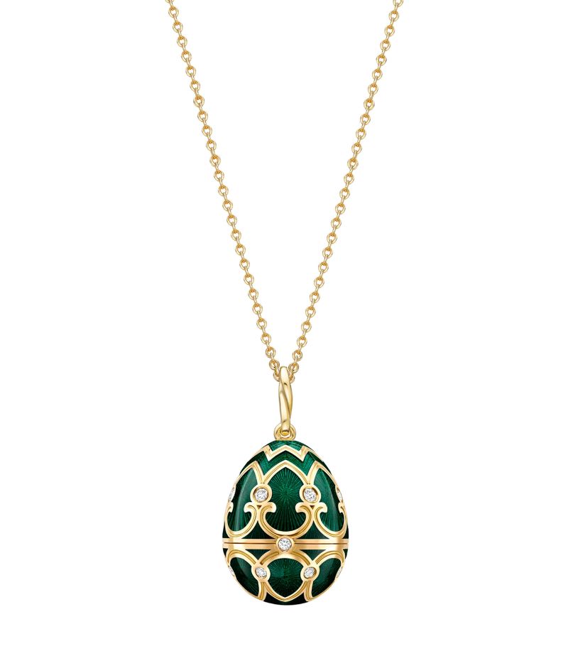 Fabergé Fabergé Yellow Gold and Diamond Heritage Panda Necklace